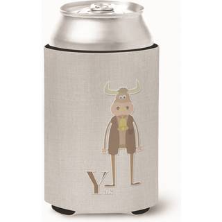 """" Caroline's Treasures Alphabet Y for Yak Can eller Bottle Hugger kan kramme multicolor """"