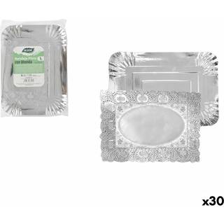 Snack bakke Algon Rektangulær 25 x 35 cm (30 enheder)