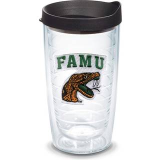 TERVIS Florida A&M Rattlers Logo Tumbler med emblem og sort l?g 16oz klar