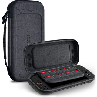 Tech-Protect Hardpouch etui til Nintendo Switch 2 - grå