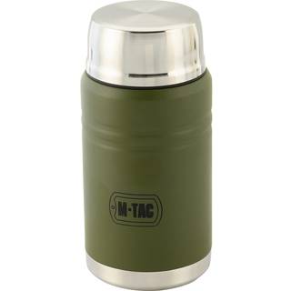 M-Tac Stainless 750 ml Thermos with folding spoon Olive