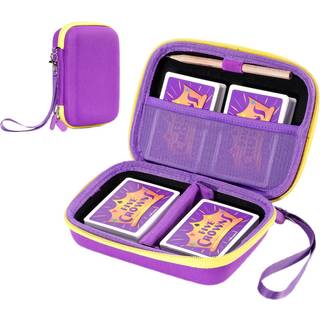 ProCase Hard Playing Card Game Carrying Case Travel Storage Box indeholder 300+ Trading Cards Bag Holder til klassisk br?tspil Uno Five Crowns Sk