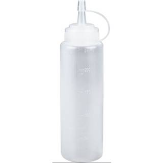 Dressingflaske 240 ml, 6 stk Klar PE/PP med mål