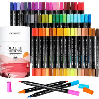 Mobee - 60-Pak Dual Tip Brushpens
