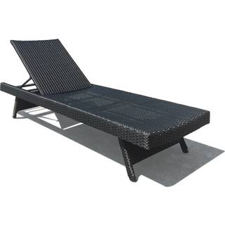 Las vegas solseng i sort polyrattan