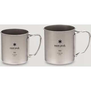 Snow Peak Titanium Mug Starter Set  Black