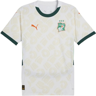 Men&#39;s Puma CÃ´te d&#39;Ivoire 2025 Away Jersey, White, Size 3XL, Clothing - Dark Myrtle - 3XL