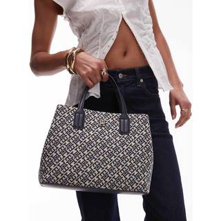 TH Monogram Jacquard Satchel