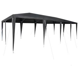 Party Tent Anthracit og hvid 800 x 400 x 266 cm