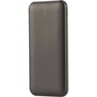 10000mAh Power Bank - 2A, 30cm Type C Kabel, Grå
