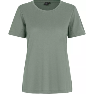 ID 0529 T-shirt Lyocell dame Støvet Grøn S