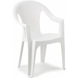 Stabelstol Plast - Hvid