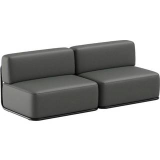 TRIMM Copenhagen Raw 2-Seater Sofa Grey