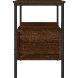 Sengebord 34X36X50 Cm Konstrueret Træ - 1 / Brun eg