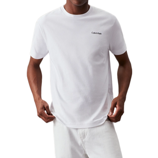 Organic Cotton T-shirt - Calvin Klein - White - Men - M - White - M