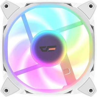 Darkflash Chassis Fan med ARGB 120mm - Hvid