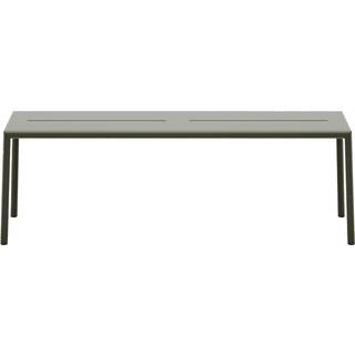 New Works Outdoor May Bench Havebænk Dark Green