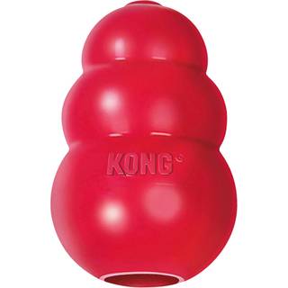 Kong Classic Fylsable Dog Toy - Fetch & Chew Toy til hunde - behandlingsfyldningsevne og uberegnelig afvisning til forl?nget spilletid - Holdbart