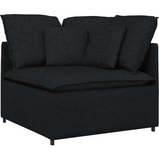 Modulsofa Med Hynder Stof - Sort