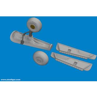 P-40E tail wheel bay PRINT EDUARD