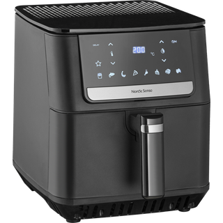 Airfryer 1800 watt fra Nordic Sense - Sort farve - Polypropylene
