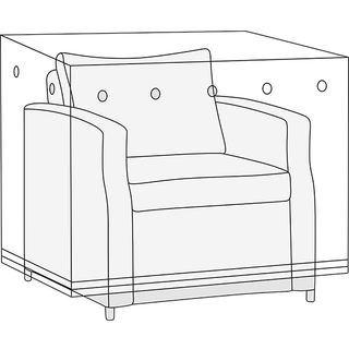 Overtræk til Lounge/sofastol - 96x96x96cm