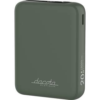 Dacota Platinum AM5 20 W powerbank 5000 mAh, grøn ➞ På lager - klar til levering og afhentning
