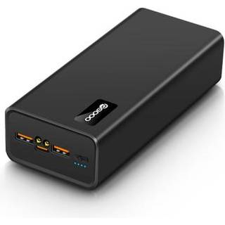 PSOOO M16 Powerbank 30.000mAh - 65W Hurtigopladning til Laptop & Mobil