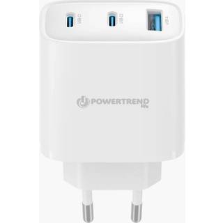 Powertrend 230V USB-Oplader 45W, hvid