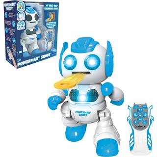 Lexibook Powerman Shoot - Min f?rste kast -disc robot Programmerbar fjernbetjening Robot spiller musik og danser lyd- og lyseffekter 12 skumskive
