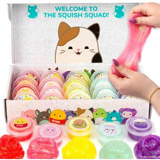 Originale squishmallows ultimative forbindelser indstillet 25-pack duftende glitter slim slim fest favoriserer for b?rn slim bulk b?rnefest favor