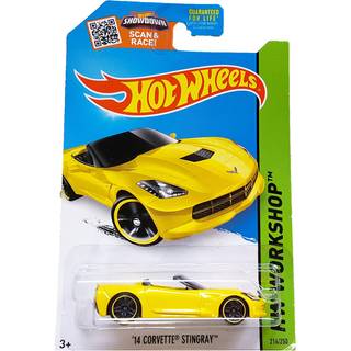 Hot Wheels 2015 HW Workshop '14 Corvette Stingray Convertible [Yellow] 216/250