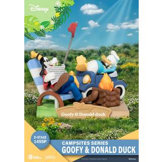 Disney D-Stage Campsite Series PVC Diorama Goofy & Donald Duck Special Edition 10 cm