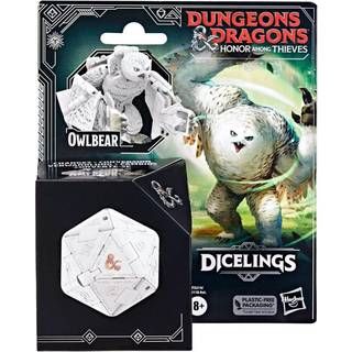 Dungeons & Dragons ?re blandt tyve D & D Dicelings White Owlbear Collectible D & D Monster Dice Converting Giant D20 Action Figures Role Playing