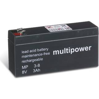 Powery Blybatteri (multipower) MP3-8