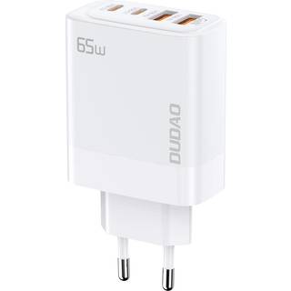 Dudao 65W GaN hurtig oplader - 2xUSB-C og 2xUSB