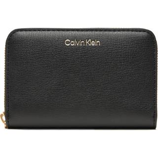 Foil Logo Square Zip Wallet - Black - One Size