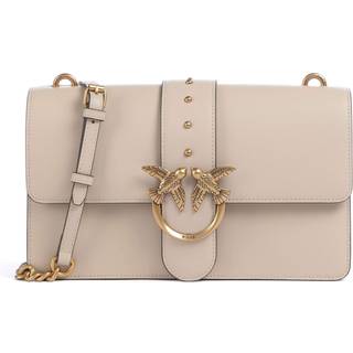 Pinko Love One Classic Crossover taske lysebrunt