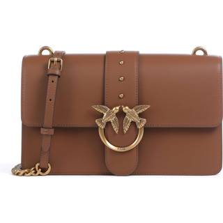 Pinko Love One Classic Crossover taske brun