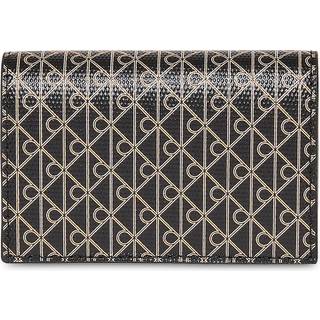 Monogram Logo Accordion Card Holder - Black - One Size
