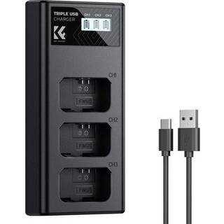 K&F Concept Triple battery charger NP-FW50