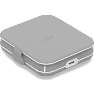 Puro Bærbar 2-in-1 Trådløs Opladningsstation til Apple Watch USB-C - MagSafe Kompatibel - Grå / Hvid