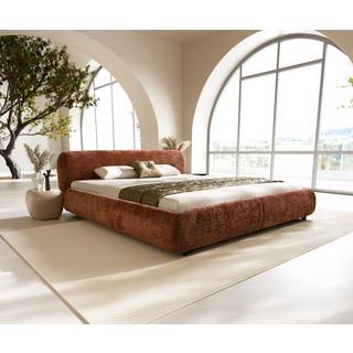 Polsterbettgestell Shona 180x200 cm Teddystoff Rost