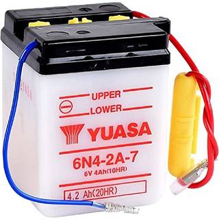Yuasa 6N4-2A-7 (Uden Syre) 6V Batteri til Motorcykel