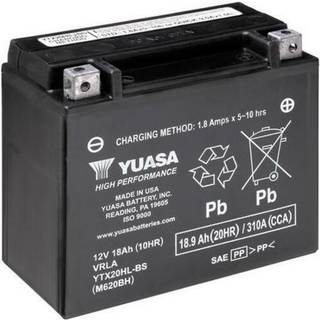 Yuasa YTX20HL-BS 12V AGM Batteri til Motorcykel