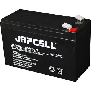 Japcell JCV12-7.2 F2 12V 7,2Ah AGM (6,3mm) - Premium