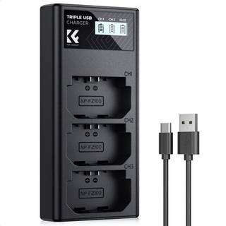 K&F Concept Triple battery charger NP-FZ100