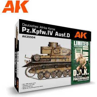 PZ.KPFW.IV AUSF.D AFRIKA KORPS+DAK PANZERFAHRER 1/35