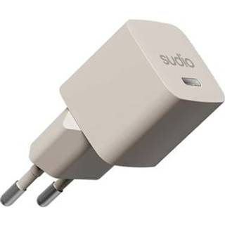 Sudio P1 Vægoplader 25W USB-C Sand