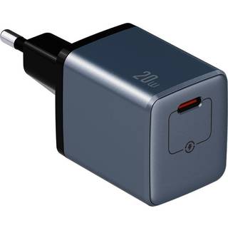 Hurtigoplader 20W GaN USB-C | NEXTBATT | Sort/Grå